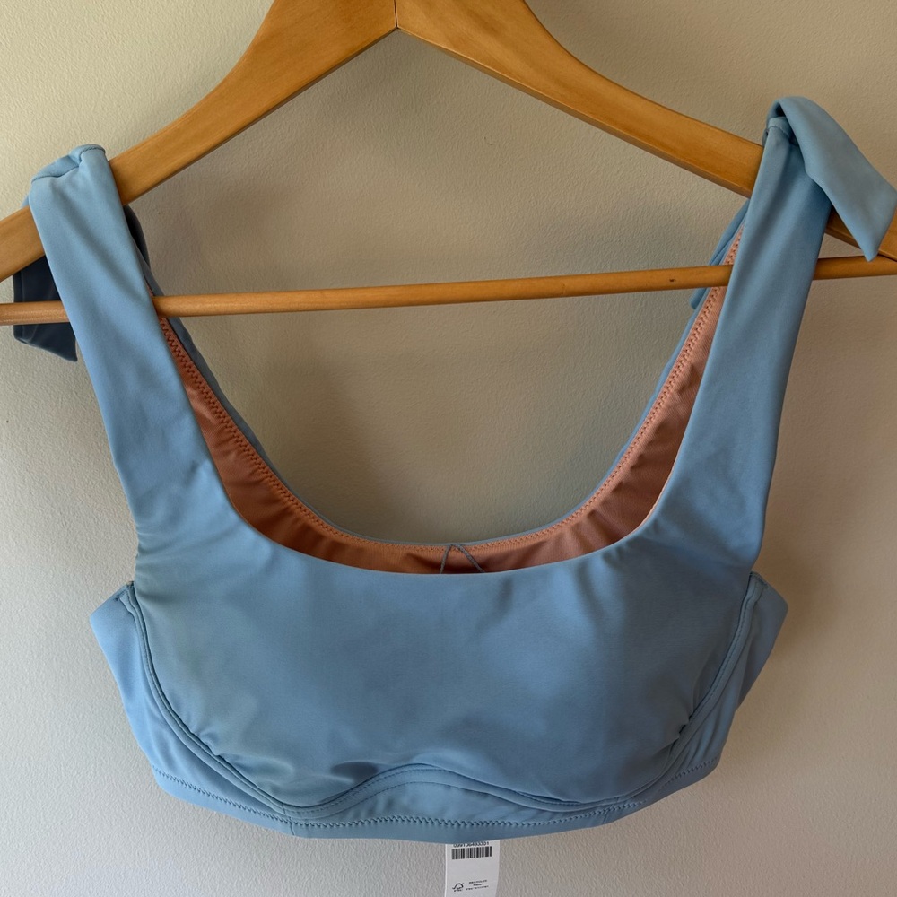 J. Crew Tie-shoulder Scoopneck Bikini Top